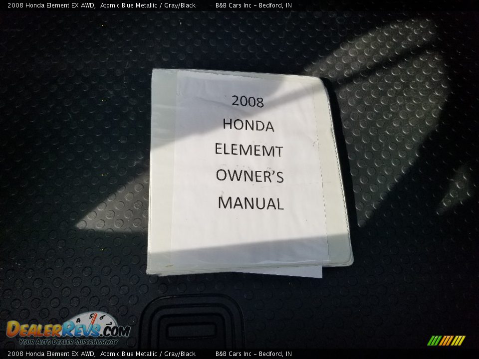 2008 Honda Element EX AWD Atomic Blue Metallic / Gray/Black Photo #9