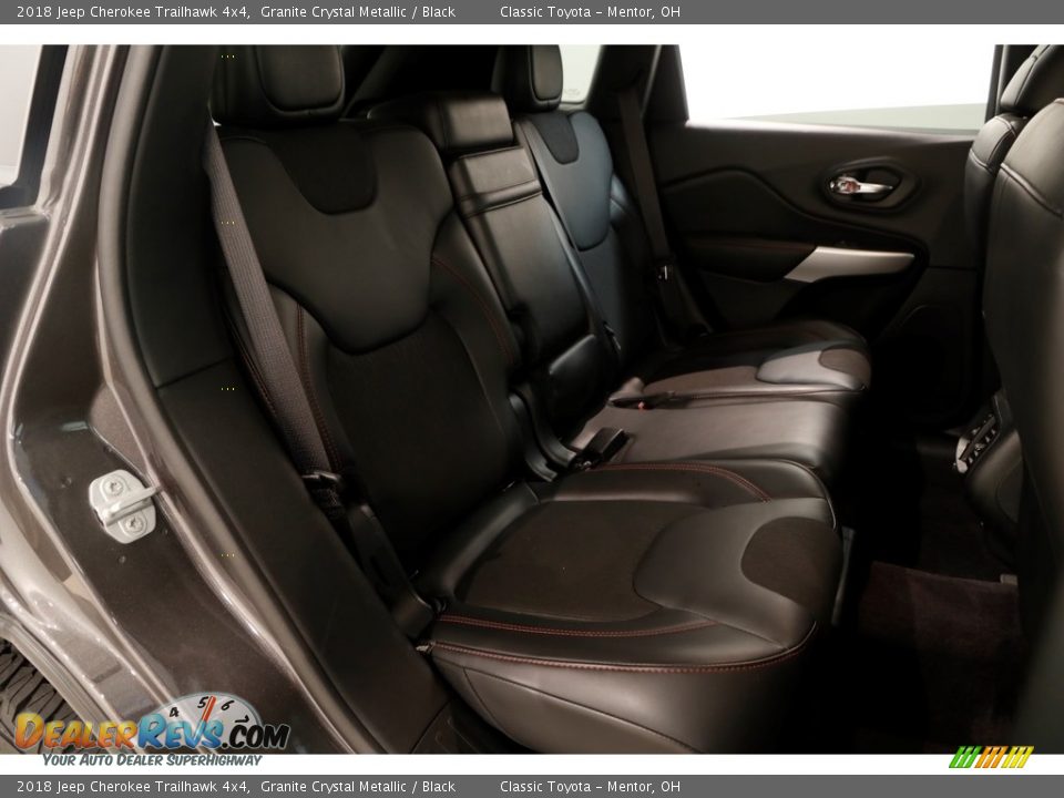 2018 Jeep Cherokee Trailhawk 4x4 Granite Crystal Metallic / Black Photo #20