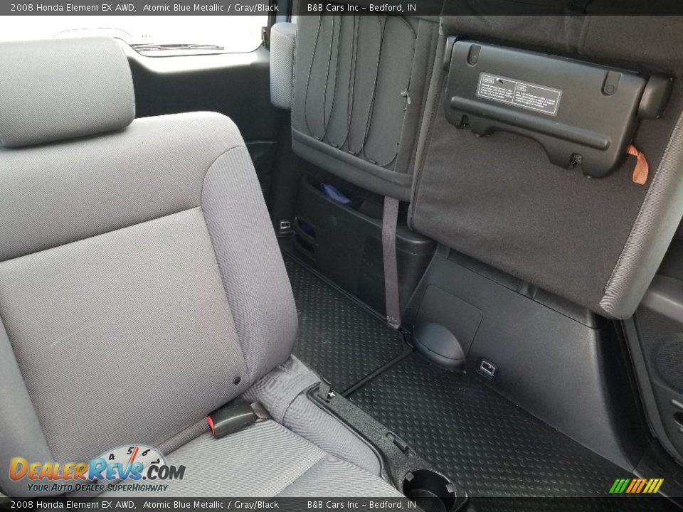 2008 Honda Element EX AWD Atomic Blue Metallic / Gray/Black Photo #13