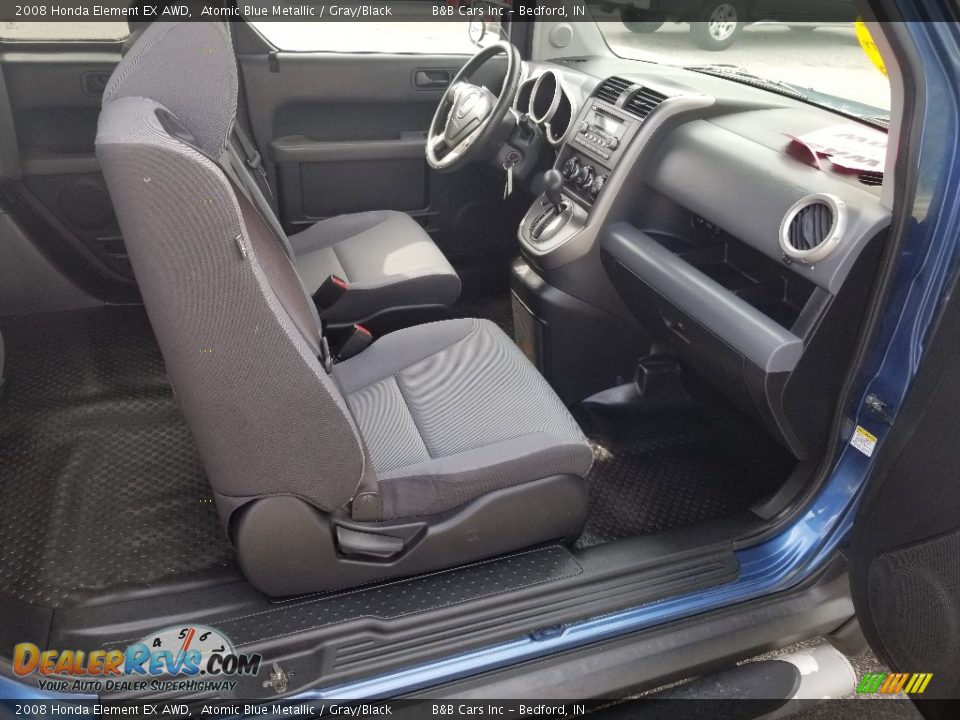 2008 Honda Element EX AWD Atomic Blue Metallic / Gray/Black Photo #14