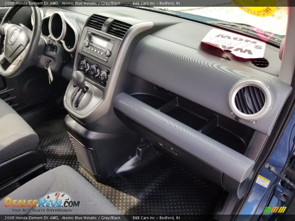 2008 Honda Element EX AWD Atomic Blue Metallic / Gray/Black Photo #16