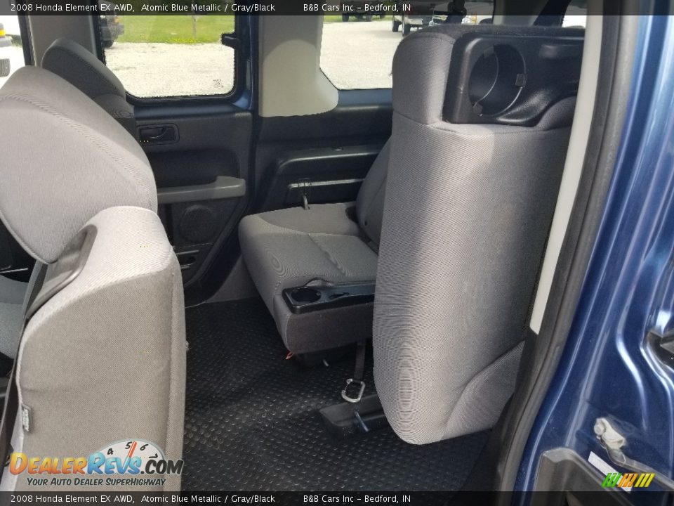 2008 Honda Element EX AWD Atomic Blue Metallic / Gray/Black Photo #18