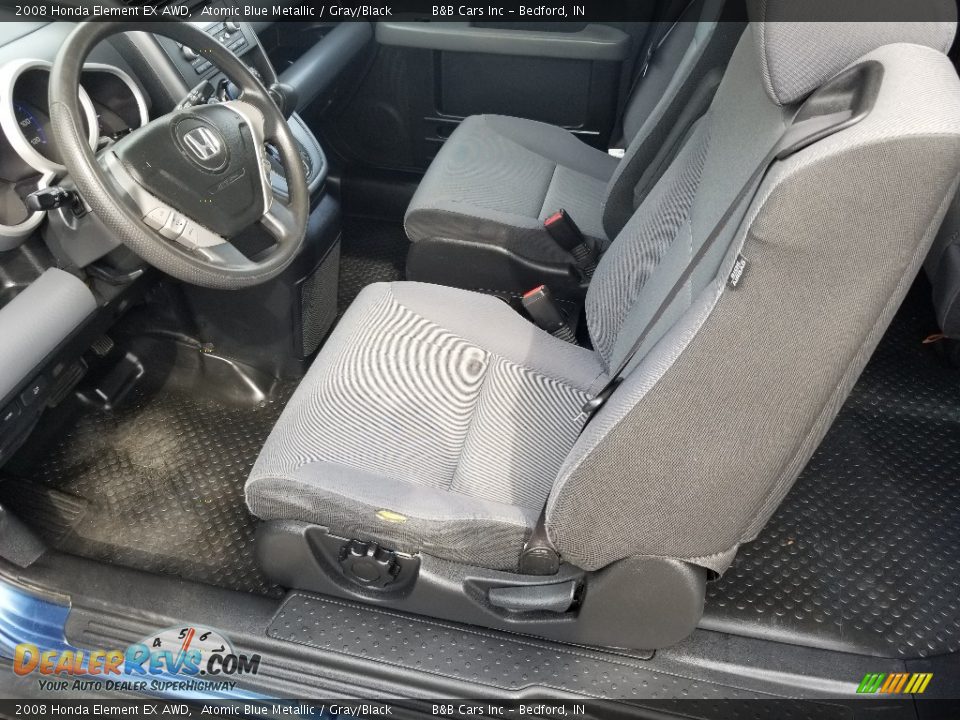 2008 Honda Element EX AWD Atomic Blue Metallic / Gray/Black Photo #20