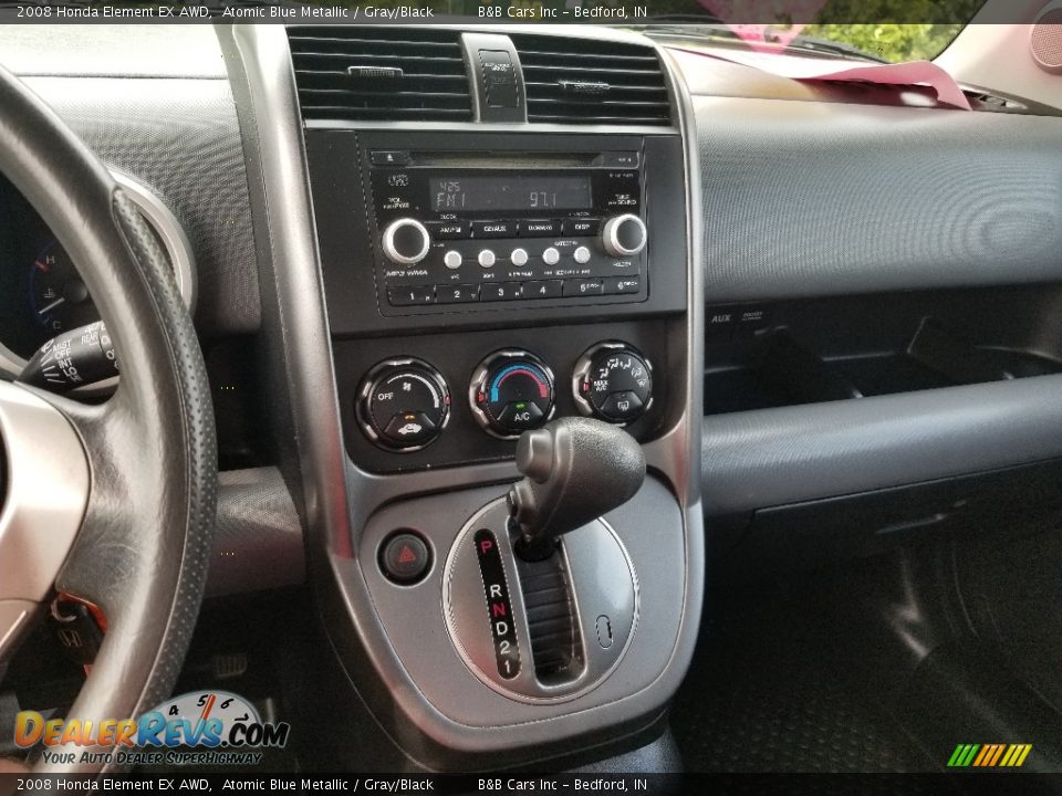 2008 Honda Element EX AWD Atomic Blue Metallic / Gray/Black Photo #24