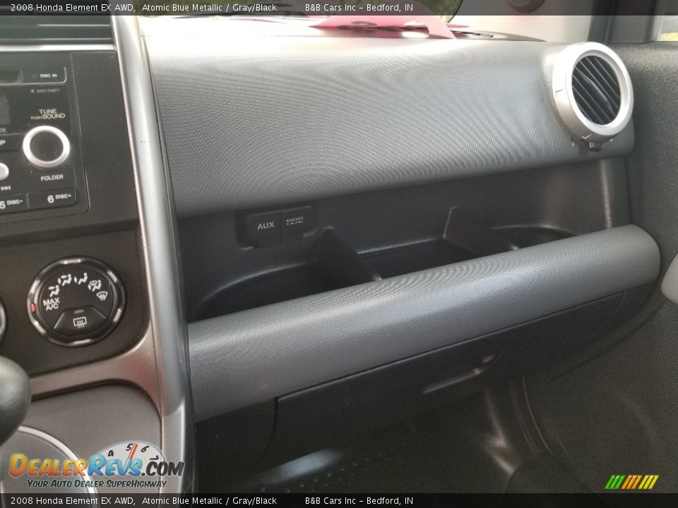 2008 Honda Element EX AWD Atomic Blue Metallic / Gray/Black Photo #25