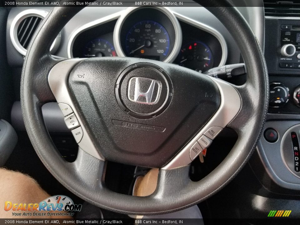 2008 Honda Element EX AWD Atomic Blue Metallic / Gray/Black Photo #26