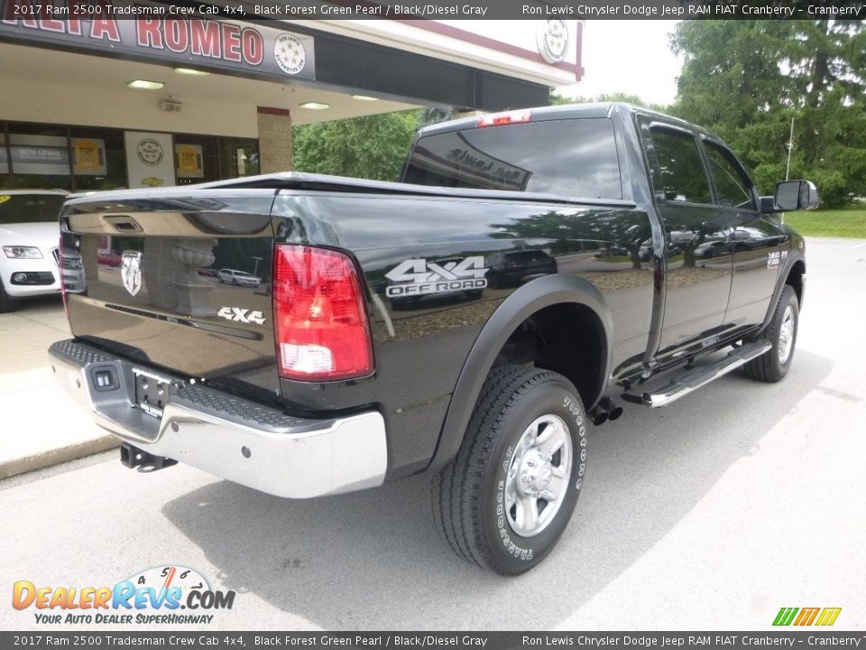 2017 Ram 2500 Tradesman Crew Cab 4x4 Black Forest Green Pearl / Black/Diesel Gray Photo #2
