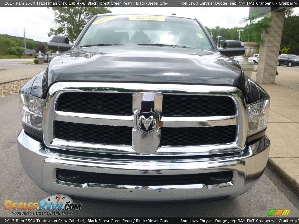2017 Ram 2500 Tradesman Crew Cab 4x4 Black Forest Green Pearl / Black/Diesel Gray Photo #4
