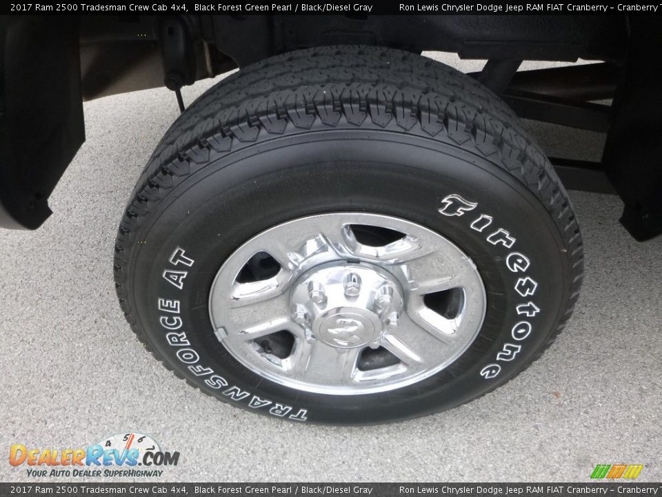 2017 Ram 2500 Tradesman Crew Cab 4x4 Black Forest Green Pearl / Black/Diesel Gray Photo #10