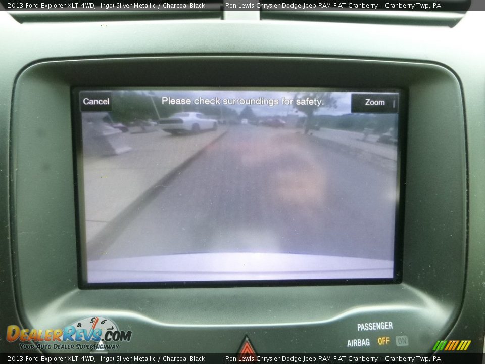 2013 Ford Explorer XLT 4WD Ingot Silver Metallic / Charcoal Black Photo #19