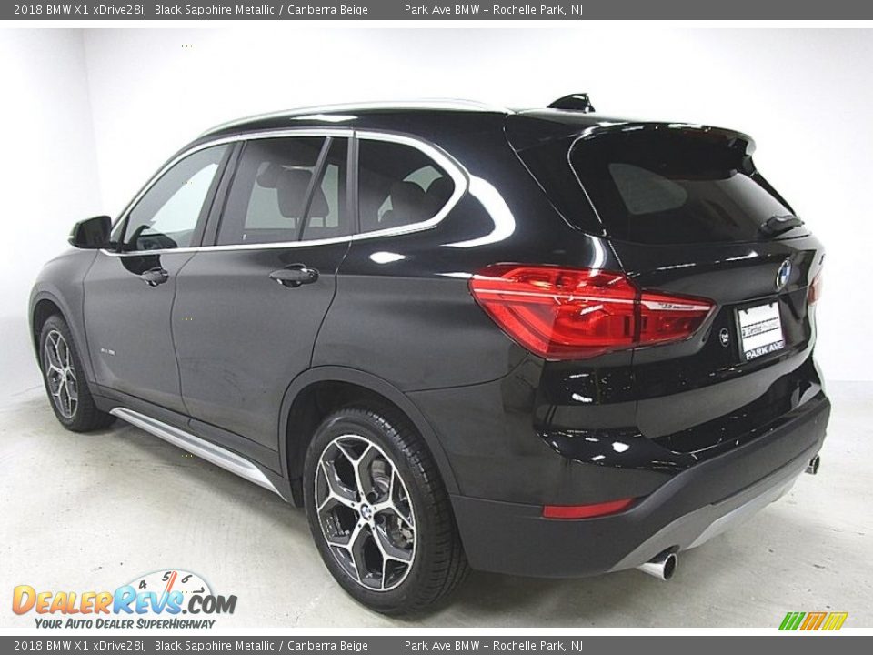 2018 BMW X1 xDrive28i Black Sapphire Metallic / Canberra Beige Photo #3