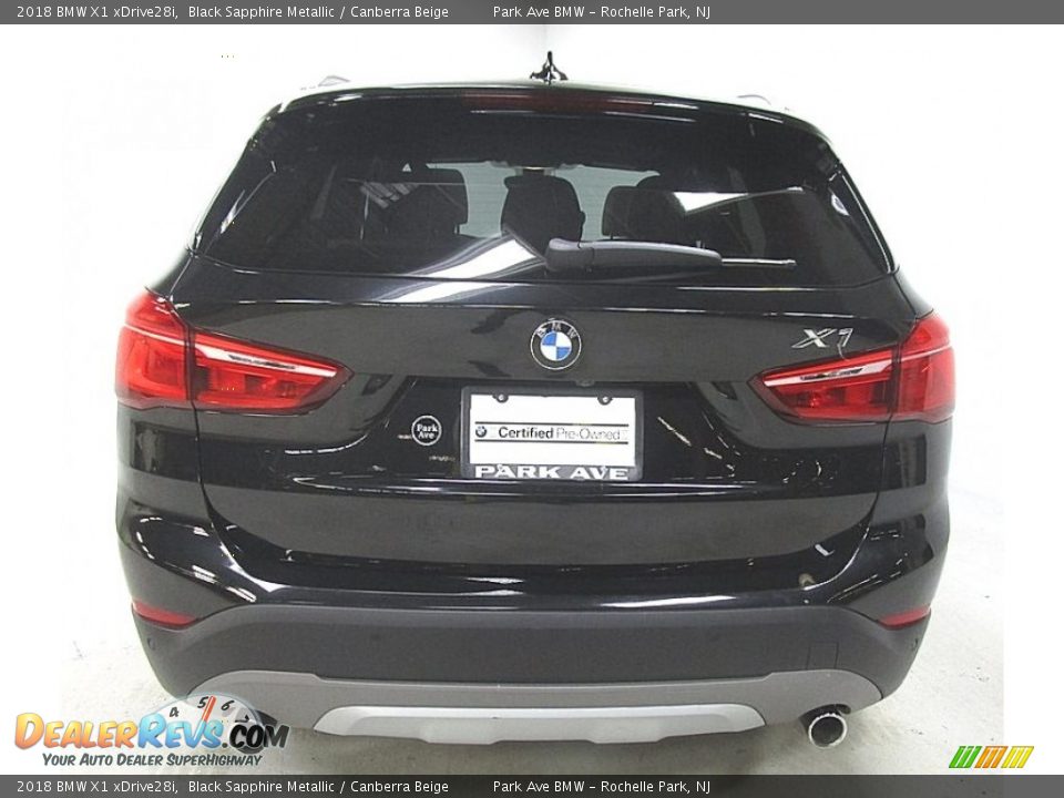 2018 BMW X1 xDrive28i Black Sapphire Metallic / Canberra Beige Photo #4