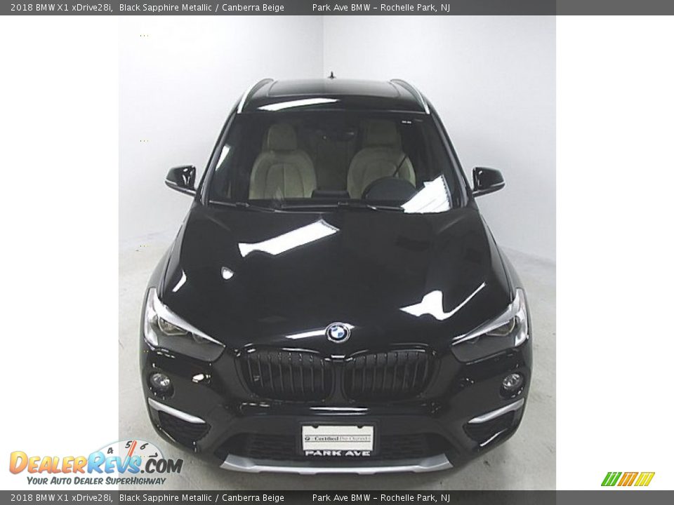 2018 BMW X1 xDrive28i Black Sapphire Metallic / Canberra Beige Photo #8