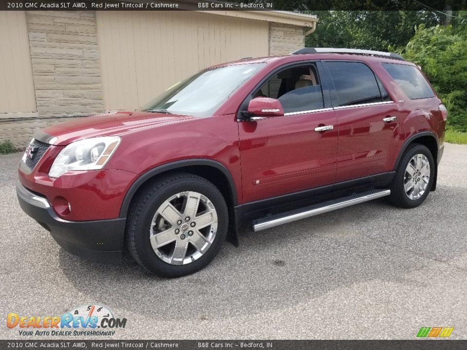 2010 GMC Acadia SLT AWD Red Jewel Tintcoat / Cashmere Photo #1