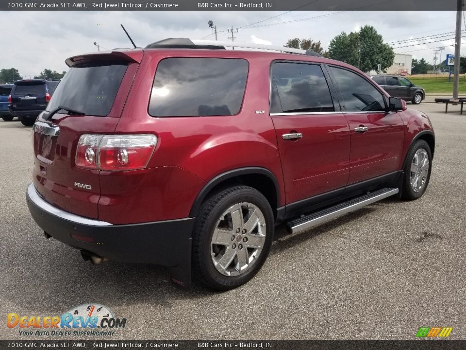 2010 GMC Acadia SLT AWD Red Jewel Tintcoat / Cashmere Photo #3