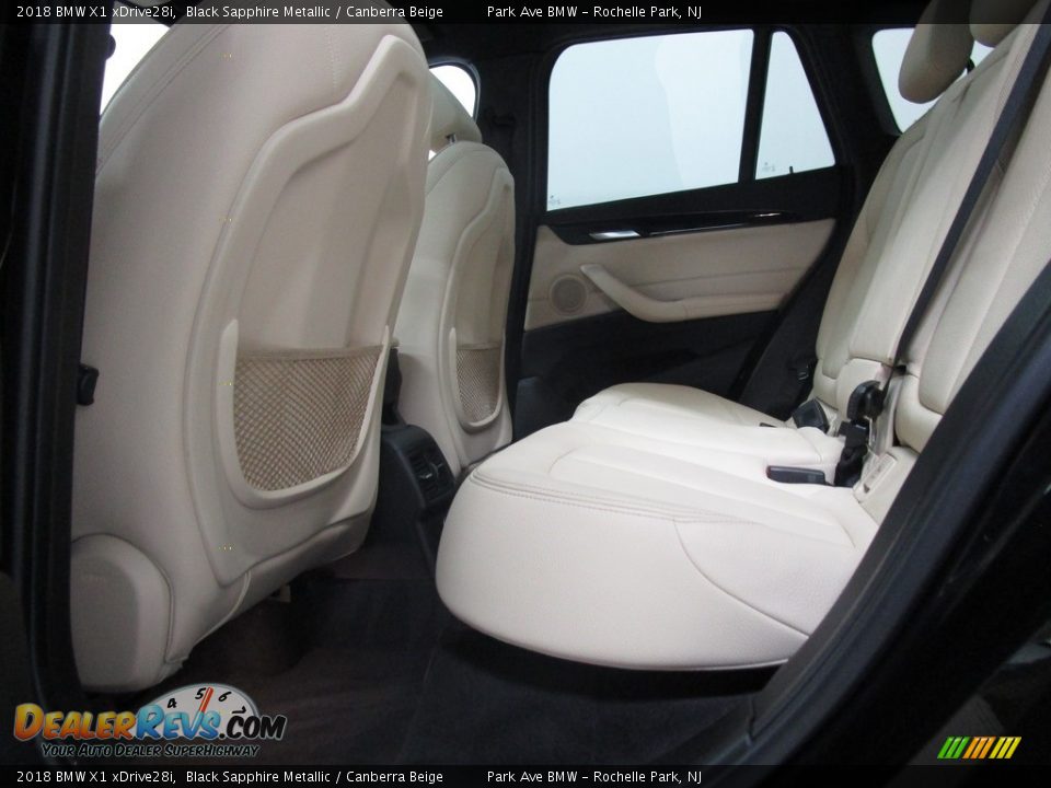 2018 BMW X1 xDrive28i Black Sapphire Metallic / Canberra Beige Photo #15