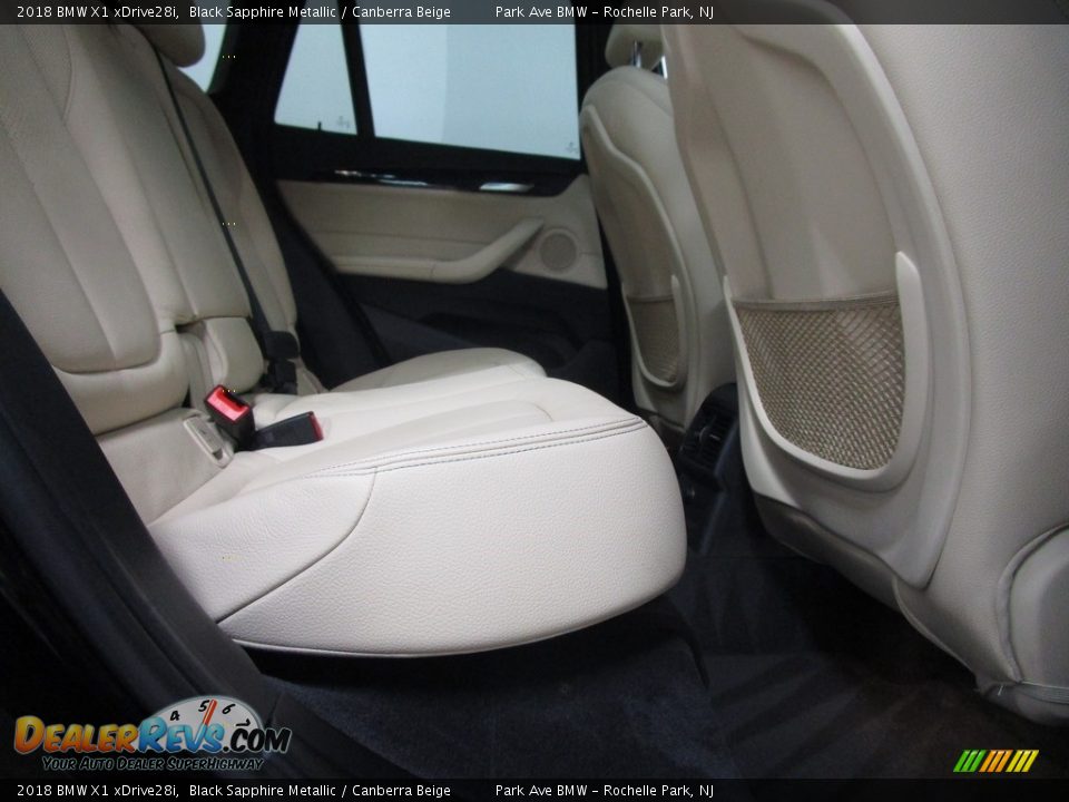 2018 BMW X1 xDrive28i Black Sapphire Metallic / Canberra Beige Photo #21