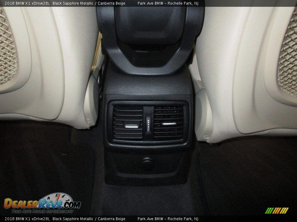 2018 BMW X1 xDrive28i Black Sapphire Metallic / Canberra Beige Photo #22