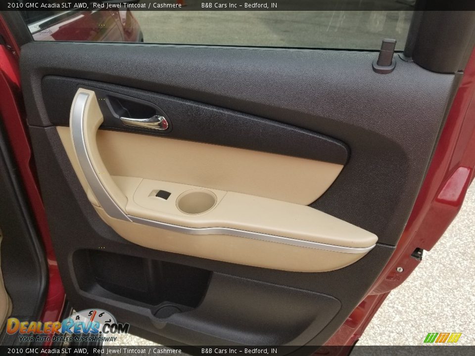 2010 GMC Acadia SLT AWD Red Jewel Tintcoat / Cashmere Photo #9