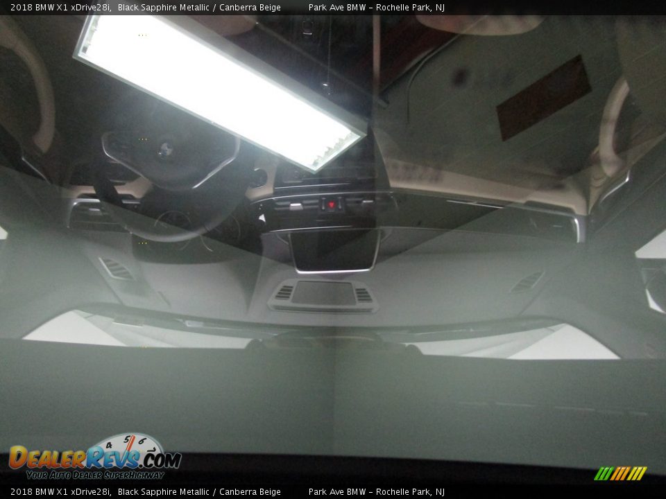 2018 BMW X1 xDrive28i Black Sapphire Metallic / Canberra Beige Photo #24