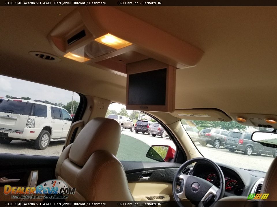 2010 GMC Acadia SLT AWD Red Jewel Tintcoat / Cashmere Photo #11