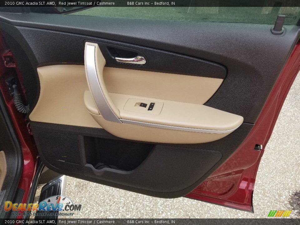 2010 GMC Acadia SLT AWD Red Jewel Tintcoat / Cashmere Photo #14