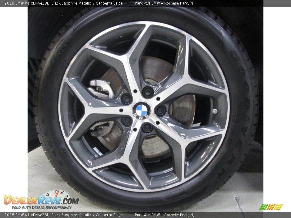 2018 BMW X1 xDrive28i Black Sapphire Metallic / Canberra Beige Photo #31