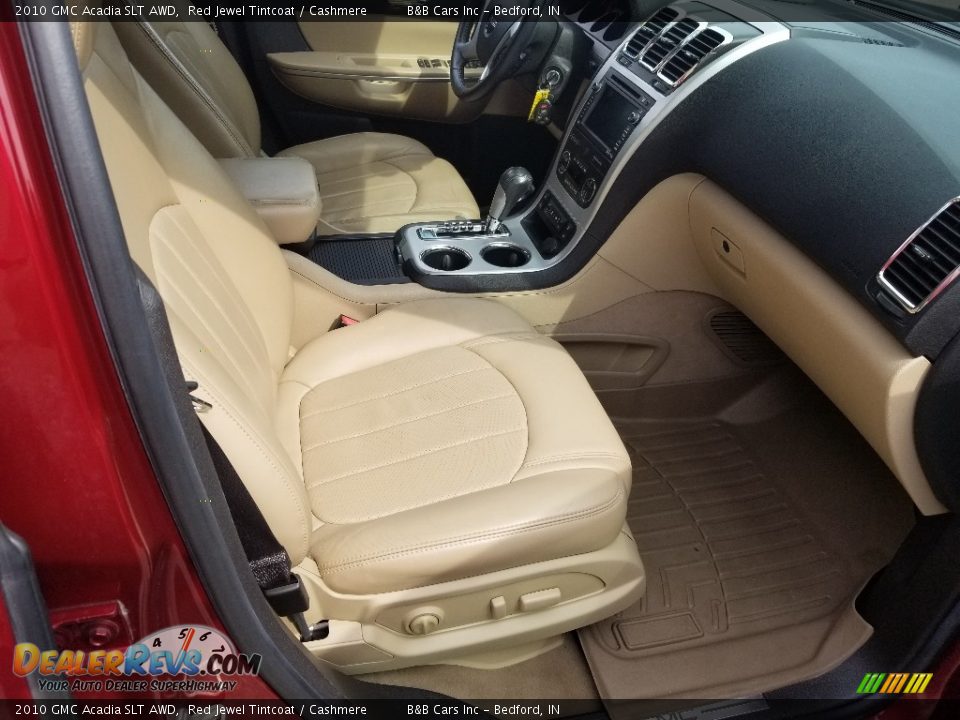 2010 GMC Acadia SLT AWD Red Jewel Tintcoat / Cashmere Photo #15