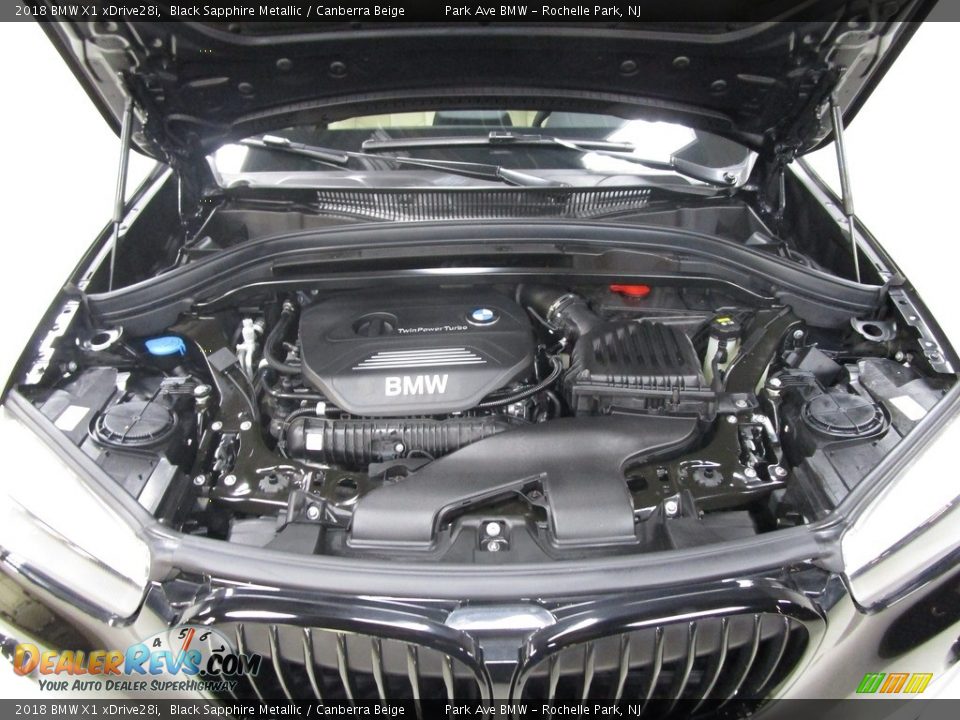 2018 BMW X1 xDrive28i Black Sapphire Metallic / Canberra Beige Photo #32