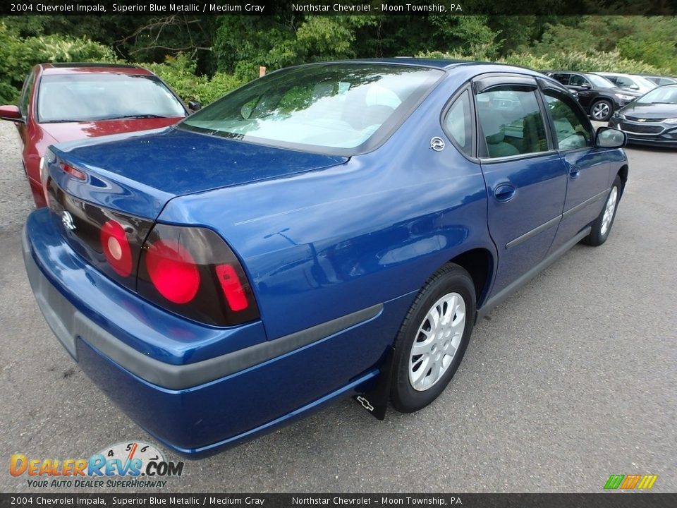 2004 Chevrolet Impala Superior Blue Metallic / Medium Gray Photo #4
