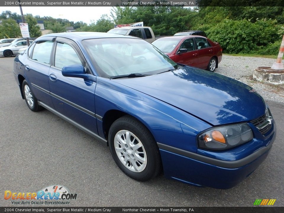 2004 Chevrolet Impala Superior Blue Metallic / Medium Gray Photo #5