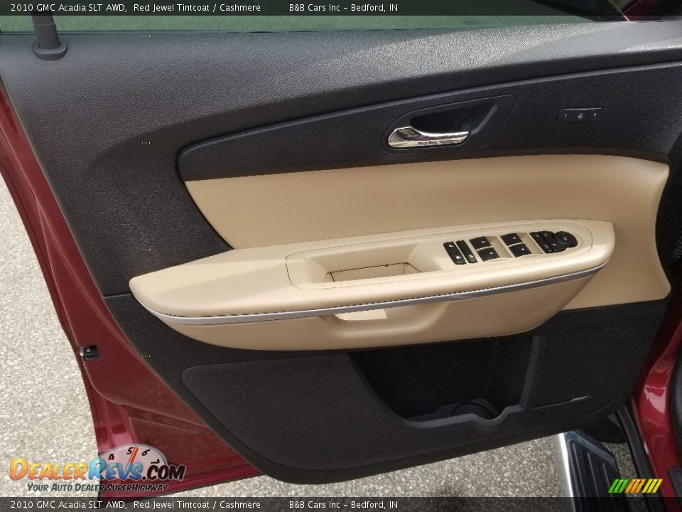 2010 GMC Acadia SLT AWD Red Jewel Tintcoat / Cashmere Photo #21