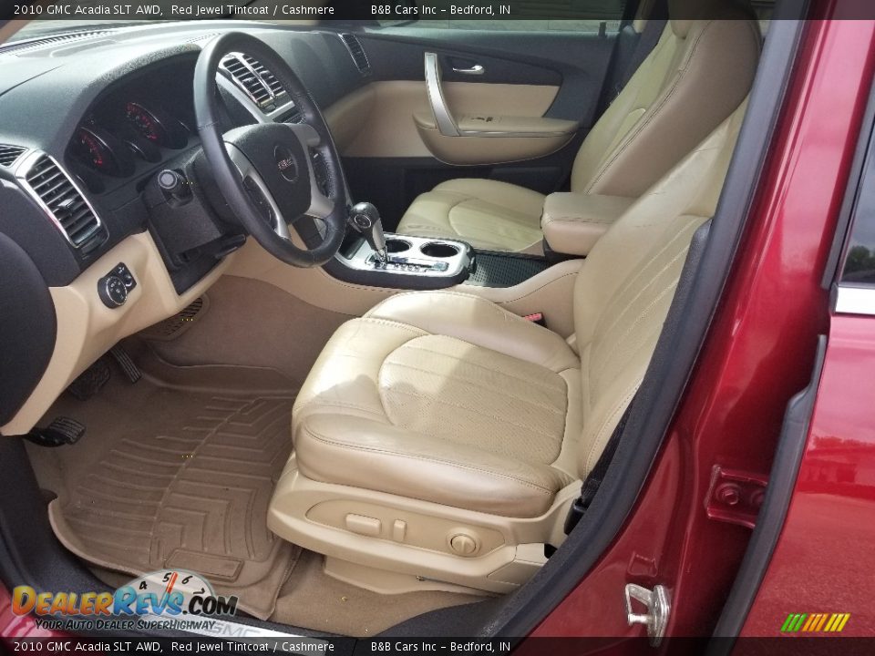 2010 GMC Acadia SLT AWD Red Jewel Tintcoat / Cashmere Photo #22