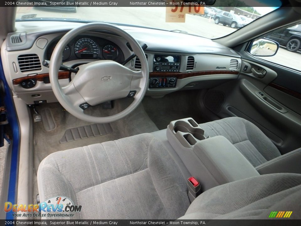 2004 Chevrolet Impala Superior Blue Metallic / Medium Gray Photo #10