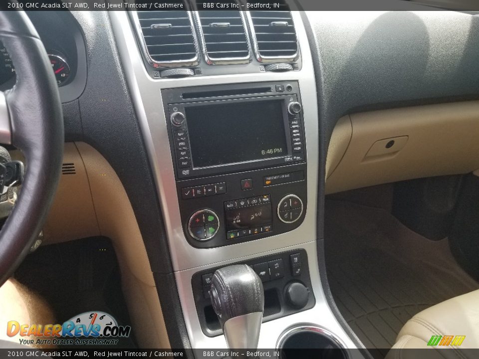 2010 GMC Acadia SLT AWD Red Jewel Tintcoat / Cashmere Photo #28