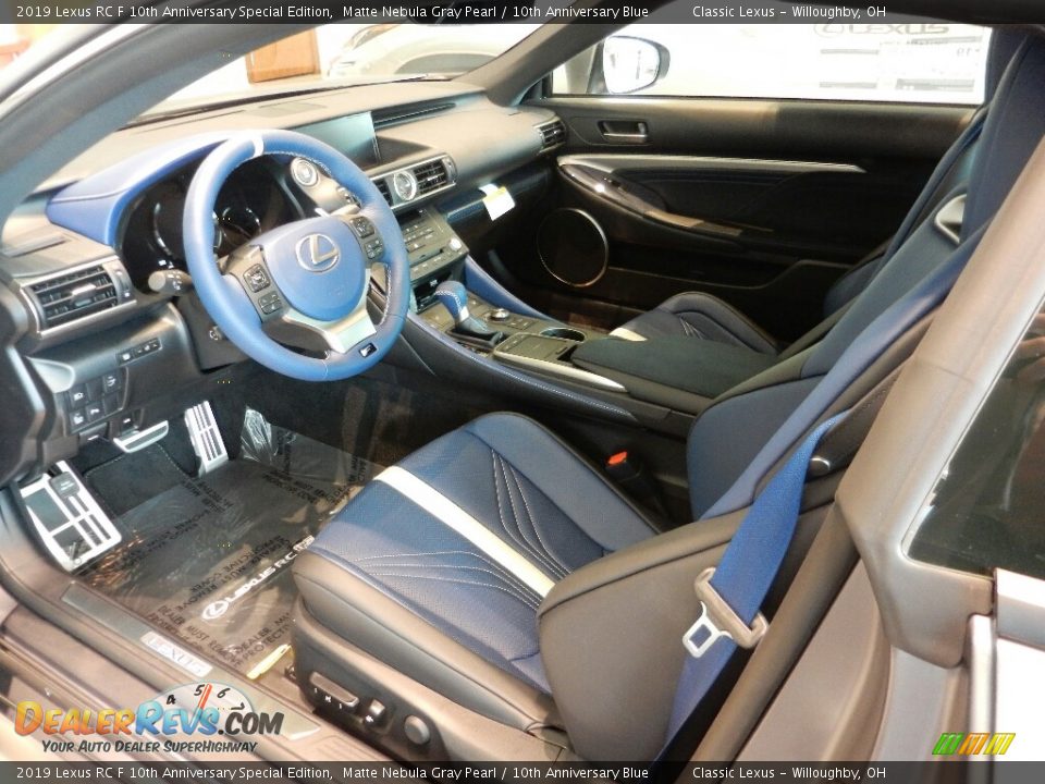 10th Anniversary Blue Interior - 2019 Lexus RC F 10th Anniversary Special Edition Photo #2