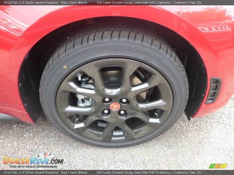 2019 Fiat 124 Spider Abarth Roadster Red / Nero (Black) Photo #9