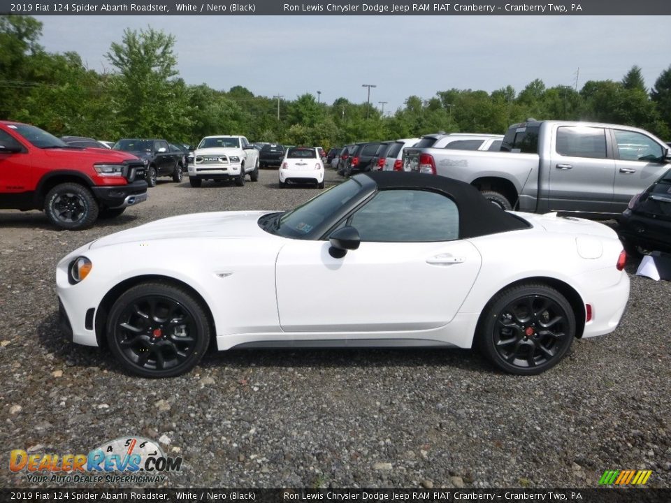 White 2019 Fiat 124 Spider Abarth Roadster Photo #2