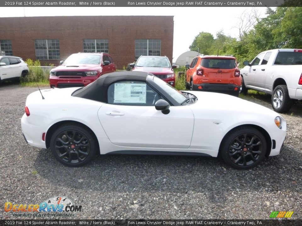 White 2019 Fiat 124 Spider Abarth Roadster Photo #6