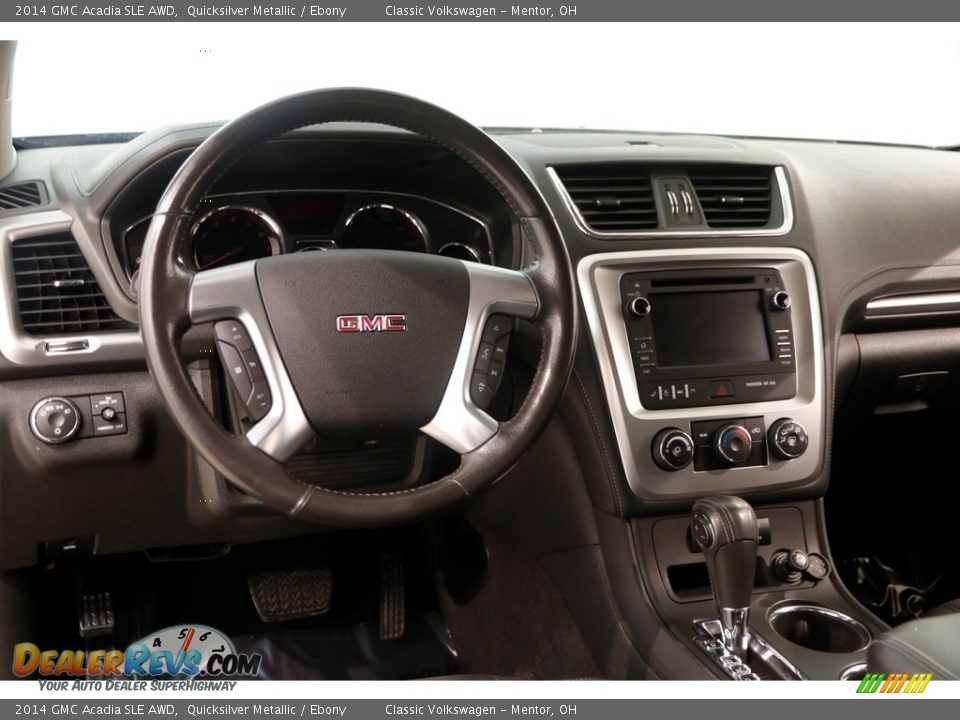 2014 GMC Acadia SLE AWD Quicksilver Metallic / Ebony Photo #6