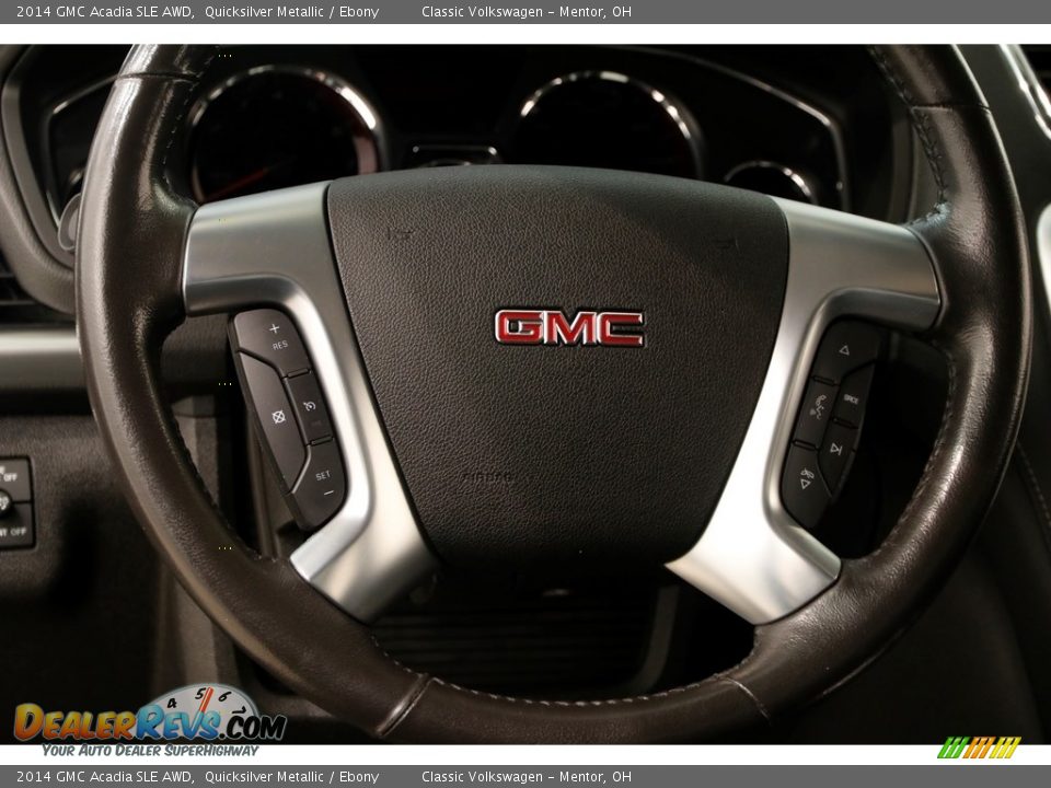 2014 GMC Acadia SLE AWD Quicksilver Metallic / Ebony Photo #7