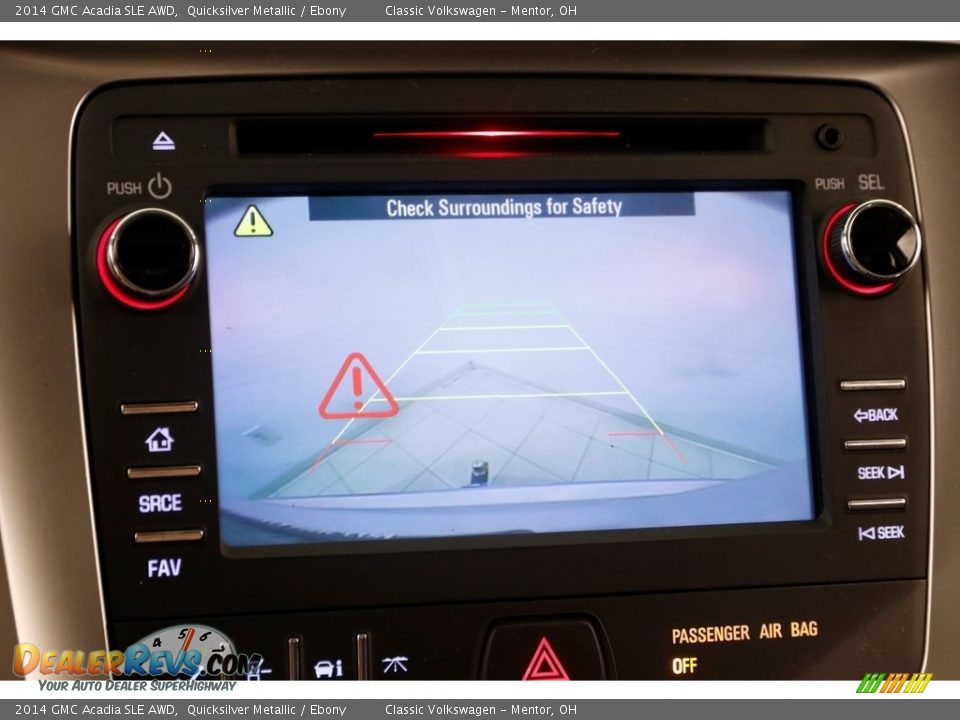 2014 GMC Acadia SLE AWD Quicksilver Metallic / Ebony Photo #11