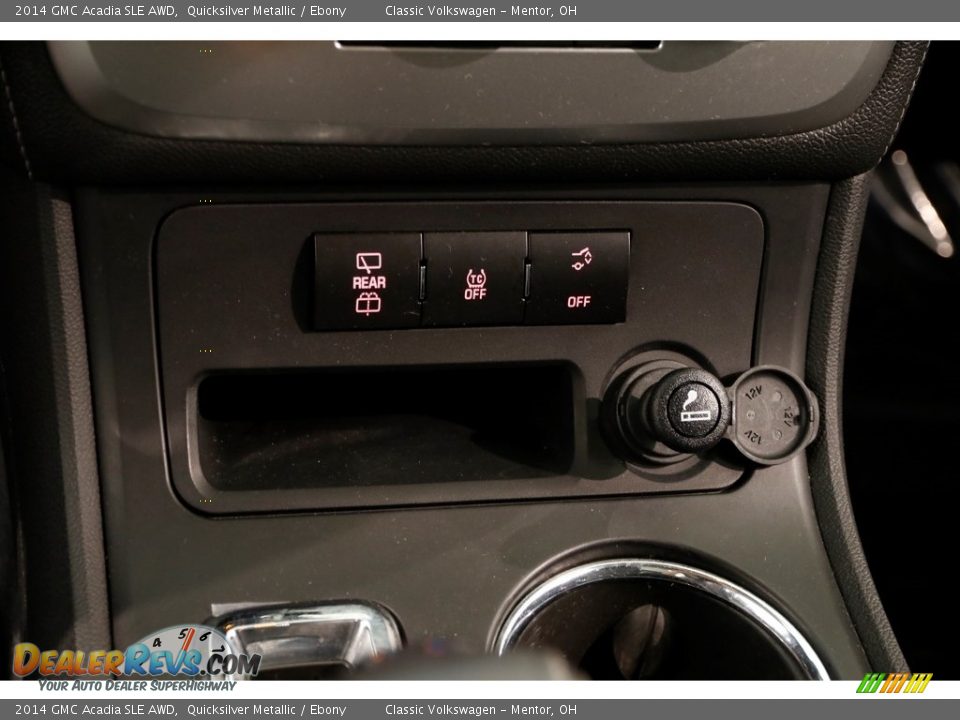 2014 GMC Acadia SLE AWD Quicksilver Metallic / Ebony Photo #12