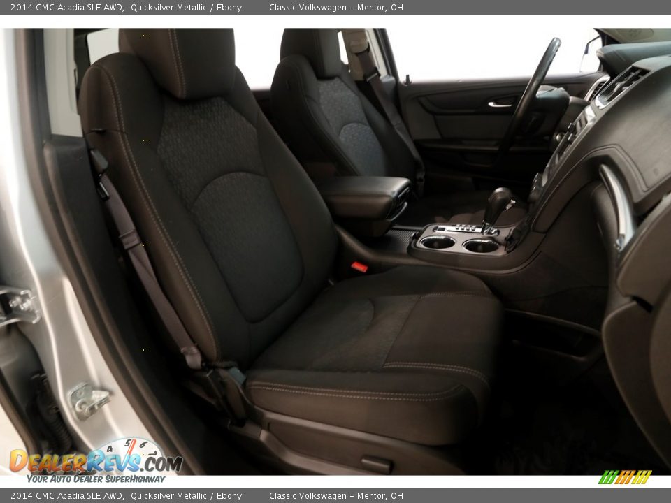 2014 GMC Acadia SLE AWD Quicksilver Metallic / Ebony Photo #14