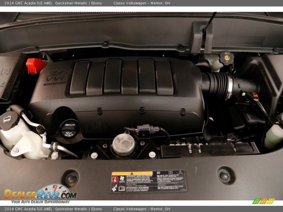 2014 GMC Acadia SLE AWD Quicksilver Metallic / Ebony Photo #19