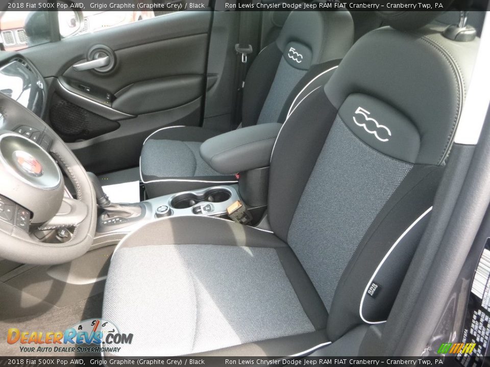 Front Seat of 2018 Fiat 500X Pop AWD Photo #15