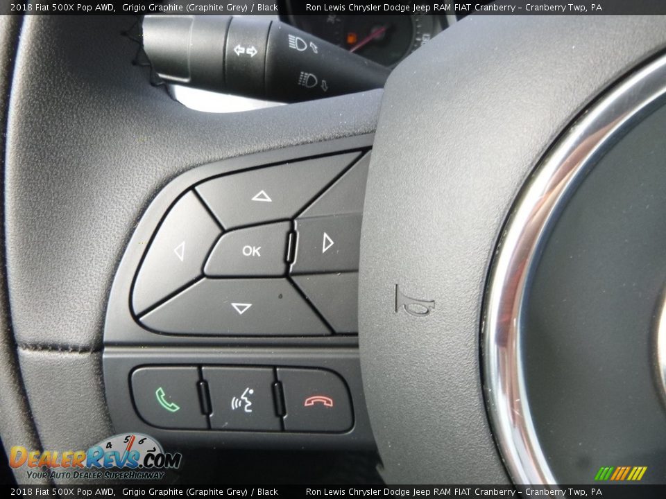 2018 Fiat 500X Pop AWD Steering Wheel Photo #20