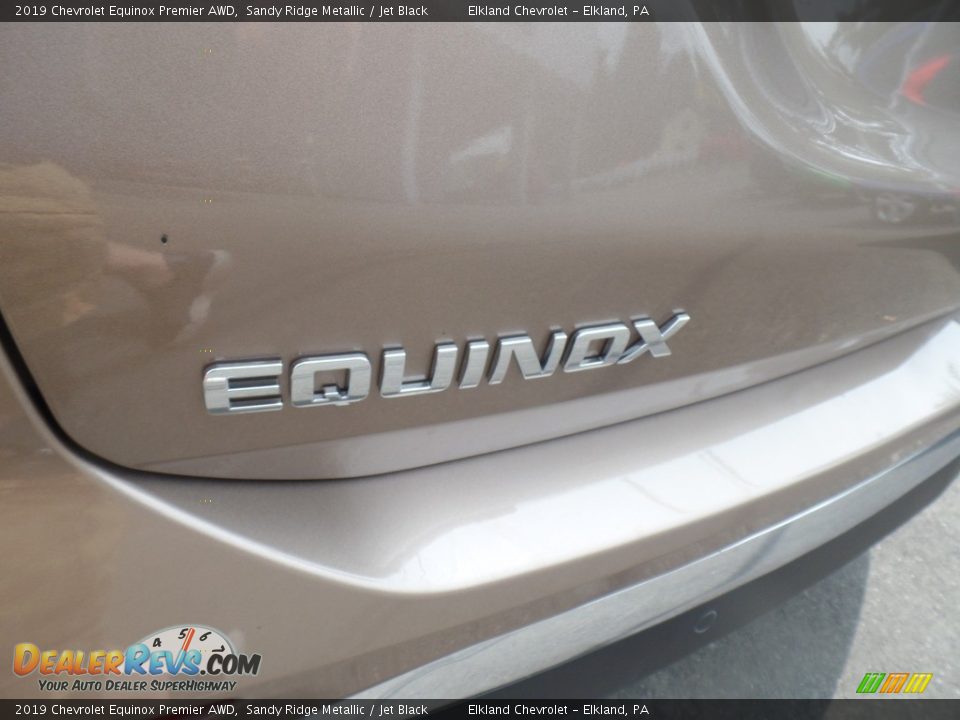 2019 Chevrolet Equinox Premier AWD Sandy Ridge Metallic / Jet Black Photo #9