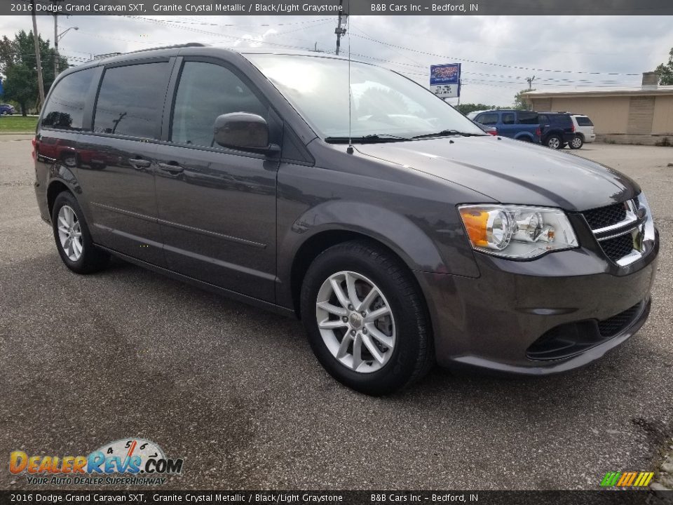 2016 Dodge Grand Caravan SXT Granite Crystal Metallic / Black/Light Graystone Photo #2