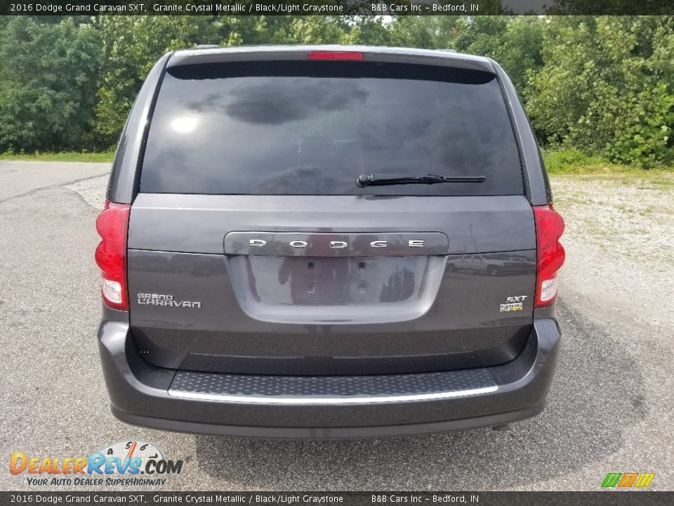 2016 Dodge Grand Caravan SXT Granite Crystal Metallic / Black/Light Graystone Photo #4